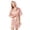 Khaki, variant on Elegant Long Sleeve French Sleepwear Set for Women Satin Loungewear and Pajama Outfit Khaki，S