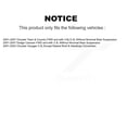 thumbnail image 2 of Transit Auto Front Rear Complete Suspension Shocks Strut and Coil Spring Mount Assemblies Kit for Car Dodge Caravan Chrysler Town & Country Voyager - Left Right Side (Driver Passenger) K78M-100080, 2 of 2