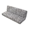 thumbnail image 1 of Armless Futon Slipcover Folding Sofa Cover Stretch Elastic Couch Furniture for F, 1 of 8