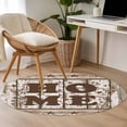 thumbnail image 4 of Small Round Rug 3Ft Washable Non-Slip, Retro Farmhouse Circle Area Rugs for Living Room Bedroom, Country Star Berries Text Wooden Grain Indoor Floor Mats Carpet Runner for Home Decor, 4 of 8