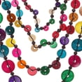 thumbnail image 5 of Retro Style Coconut Shell Necklace Multi Color Beaded Necklace for Decoration 3Pcs, 5 of 5