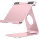 thumbnail image 1 of Adjustable Tablet Stand, Aluminum Minimalist Desktop Tablet Dock Compatible with New iPad/iPad Pro/iPad Air, etc. Silver, 1 of 4