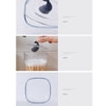 thumbnail image 3 of Contenedores de baño multifunción transparentes para hisopos de algodón con tapa para el hogar., 3 of 5