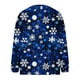 thumbnail image 5 of Cárdigan de punto con estampado navideño para mujer, abrigo con botones, 5 of 5