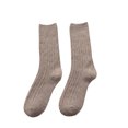 thumbnail image 2 of Pxiakgy socks for women Fashion Winter Keep Warm Women Solid Ladies Breathability Thick Socks Khaki + One size, 2 of 2