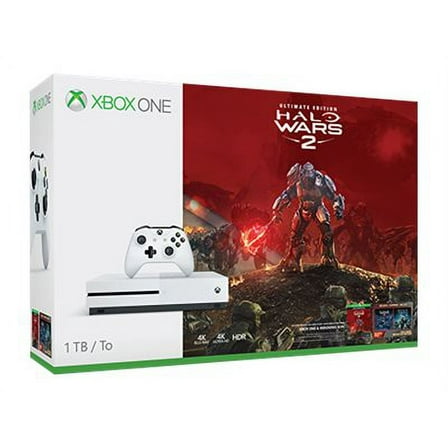 Microsoft Xbox One S - Halo Wars 2 Bundle - game console - 4K - HDR - 1 TB HDD - white