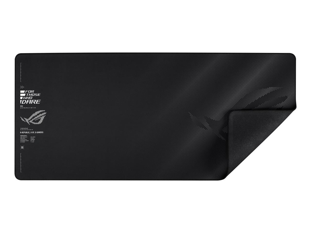 ASUS ROG Sheath II XXL Gaming Mouse Pad - 35.4" x 15.7" (XXL Size), Advanced Cooling Fabric, 1.5X Smoother Textile-Weave Surface, Flat-Stitched Durable Edges, Non-Slip Base - Black