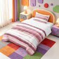 thumbnail image 2 of Erosebridal Linear Geometric Print Twin Comforter Sets,Watercolor Lines Bedding Set,Reversible,2-Piece,1 Comforter and 1 Pillowcase, 2 of 7