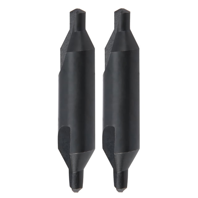 Embouts de Forage de 6mm, Embouts de Forage de Centrage, Haute Dureté 2 Pcs Résistants à la Chaleur pour Machines à Fraiser et Perceuses