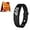 Black, variant on Vibrating Alarm Clock Watch for Heavy Sleepers, Silent Wake Up Bracelet & Smart Wristband, Wearable Vibration Wrist Alarm, Non-Audible Sleep Wristband for Men & Women