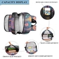 thumbnail image 3 of FORMRS Unisex School Backpack 17" Student Travel Bag with Laptop Compartment, Psychedelic Jellyfish, 3 of 7