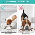 thumbnail image 4 of Boho Retro Floral Pet Feeding Mat-Absorbent Pet Placemat for Food and Water Bowl, with Waterproof Rubber Backing, Quick Dry Water Dispenser Mat for Dog and Cat (16"x24"), 4 of 6