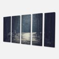 thumbnail image 2 of Forêt Sombre avec Route Vide - Impression sur Toile Forêt, 2 of 3