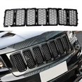 thumbnail image 5 of Car Black Front Grille Inserts Trim Compatible With Jeep Grand Cherokee 2014-2016, 5 of 5