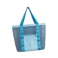 thumbnail image 2 of Bolso de playa para mujer, bolso de hombro, bolso de viaje informal impermeable, bolso de piscina Azul, 2 of 9