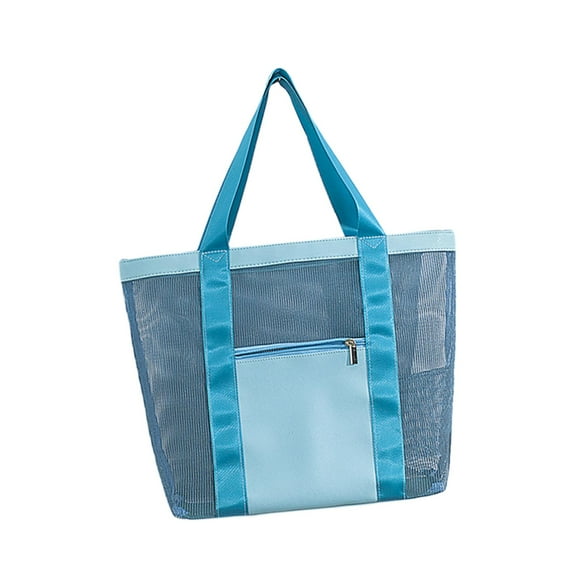 ZLight Women Beach Tote Lightweight Large Hobo Tote Waterproof Tote Bag for Travel Blue Bags