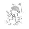 thumbnail image 6 of Leigh Country TX 86000 Cherry Amber-Log Adult Wood Rocker - Brown, 6 of 6