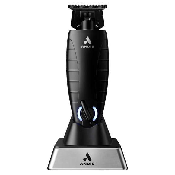 Andis GTX-EXO Black Label Edición Especial, Cortapelos y Barba Eléctrico Profesional de Iones de Litio, Tecnología M-Force, Inalámbrico, Soporte de Carga Incluido, Negro