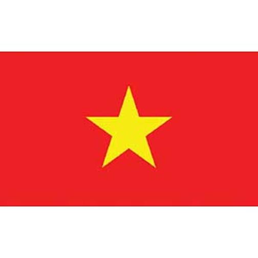 North Vietnam Flag On A Stick 12" x 18"