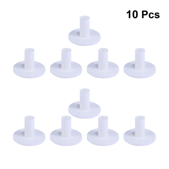 10 Pcs Rubber Tee Mats for Practice Driving Range Accessories Supplies White