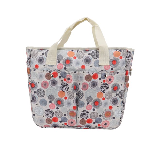 Bolsa De Tejido Oxford Con Asa Portátil, Gran Capacidad, Duradera, Impermeable, Amplia Aplicación, Bolsa De Ganchillo