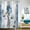 Blue, variant on Rustic Farmhouse Shower Curtain, Farm Blue Daisy Floral Flowers and Butterfly on Country Wooden Shower Curtain for Bathroom with 12PCS Hooks, 72X72IN