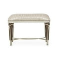 thumbnail image 4 of Pemberly Row Transitional Jacquard Fabric Ottoman in Bisque/Hazelnut Brown, 4 of 11