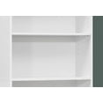 thumbnail image 3 of Monarch Specialties Bookshelf, Bookcase, 6 Tier, 72"h, Office, Bedroom, Laminate, White, Transitional, 3 of 5