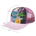 thumbnail image 2 of Adventure Time Adult Baseball Cap Adjustable Sun Visor Hat Prints Trucker Hats Skull Cap Headwear for Men Women, 2 of 6