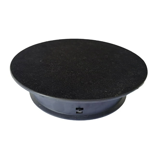 Base Rotative 360 Photographie Base Ronde Support Tournant Automatiquement Présentoir à Bijoux Rotatif, Silencieux et Lisse