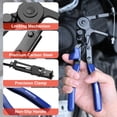 thumbnail image 3 of Juego de alicates para mangueras WORKPRO de 27 cm con banda plana y flexible, 3 of 7