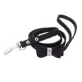 thumbnail image 1 of Methold Lindo mascotas gato perro cachorro conejo gatito ajustable Bowknot Correa Collar Suministros para perros Negro, 1 of 6