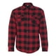 thumbnail image 1 of Chaqueta de franela acolchada para hombre Burnside (8610) -Rojo/Negro -M Burnside 8610, 1 of 1