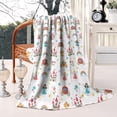 thumbnail image 3 of Fairy Princess Castle Pattern Blanket,Comfortable Soft Lamb Wool Throw Blanket,All Season,Warm Lightweight Blankets for Sofa Bed Couch Living Room Chair,50"x60", 3 of 4
