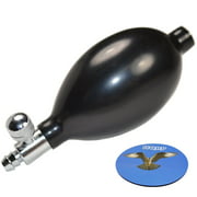 HQRP Blood Pressure Sphygmomanometer Rubber Adjustable Pump Bulb Ball Cuff Repair Valve + HQRP Coaster