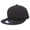 Black, variant on Classic 5 Panel Cap Adjustable Snapback Hat