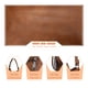 thumbnail image 5 of Bolso Realer Hobo Bucket para mujer de piel sintética, 5 of 6