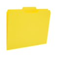 Staples File Folders 3Tab Letter Size Yellow 24/Pack (659800) 13844