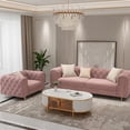 thumbnail image 2 of Designer Chesterfield Sofa Fashion High-End Sofa Set Living Room Upholstered Sectional Lounge Couch Sedie Nordic Furniture My Lux Decor Round, 2 of 12