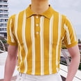 thumbnail image 4 of Gibobby Polo Casual para Hombre Polo de Manga Corta de Ajuste clásico de algodón Suave y Liso(Amarillo,XG), 4 of 5