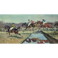 thumbnail image 3 of Angelo Jank 14x9 Black Modern Framed Museum Art Print Titled - A Day at the Races (1913), 3 of 5