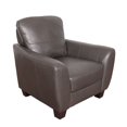 thumbnail image 1 of CorLiving Jazz Brownish Grey Bonded Leather Chair, 1 of 5