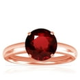 thumbnail image 1 of GemsNY July Birthstone - Traditional Round Ruby Solitaire Ring (Grade - AAA | 1.55cts.), 1 of 4