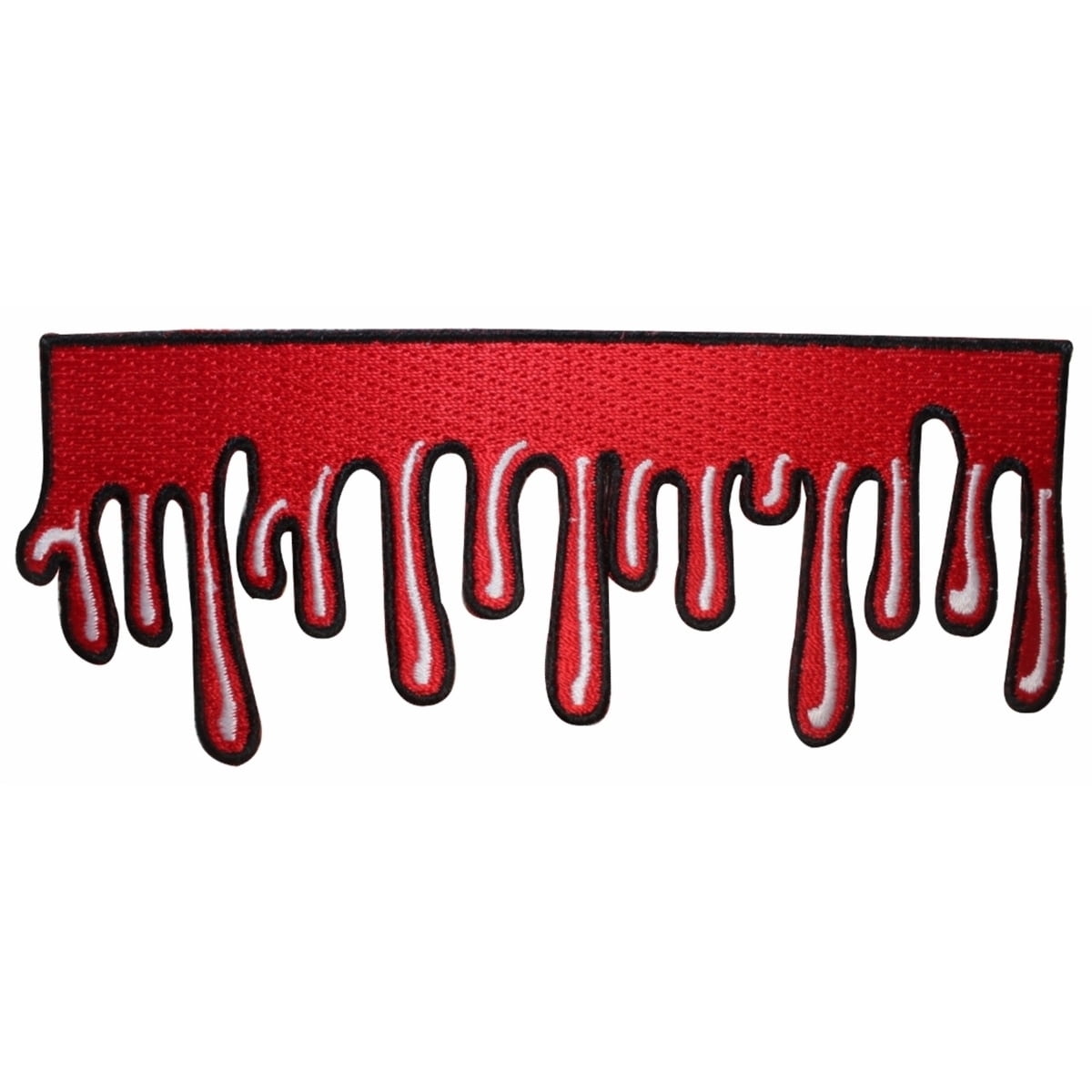 Dripping Blood Ooze Horror Dead Kreepsville Embroidered Iron On ...
