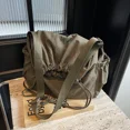 thumbnail image 4 of Bolsos de hombro de nailon con cordón para mujer 2024, bolsos cruzados informales versátiles de color sólido de alta calidad para mujer, 4 of 5