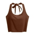 thumbnail image 3 of Puliio Womens Tank Tops With Pad Summer Short Wear A Vintage Tank Top, 3 of 5