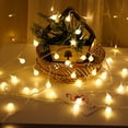 thumbnail image 3 of Luces de estrellas LED, luces pequeñas, luces intermitentes, luces de cadena, luces decorativas para dormitorio, diseño de sala de bodas, bombillas navideñas, 3 of 5