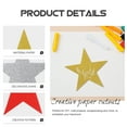 thumbnail image 3 of MLINS  30 Pcs Star Shape Paper Cut Outs Metallic Cutouts Five-pointed Hand Paper-cut, 3 of 8