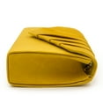 thumbnail image 4 of Milisente Women Evening Bag Suede Pleated Clutch Purse Envelope Clutches For Female With Shoulder Chain(Yellow), 4 of 7