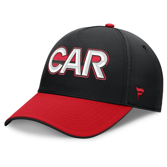 Men's Fanatics Black/Red Carolina Hurricanes Authentic Pro Rink Team Code Flex Hat